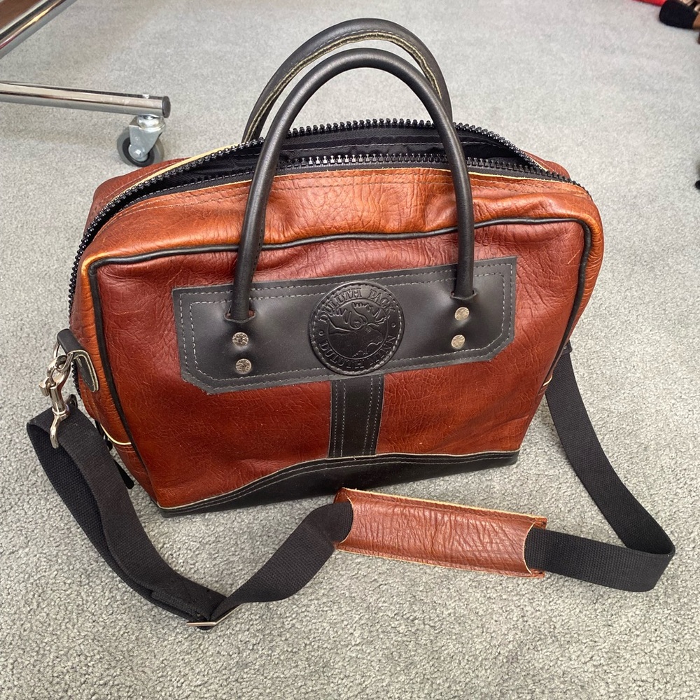 Duluth Pack Buffalo Leather Messenger Briefcase Bag